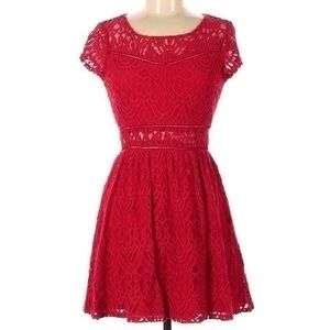 Red Hm Lace Dress for Sale up to 90% Off: Poshmark